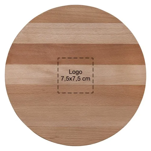 Plateau tournant en hêtre ⌀ 30 cm personnalisable