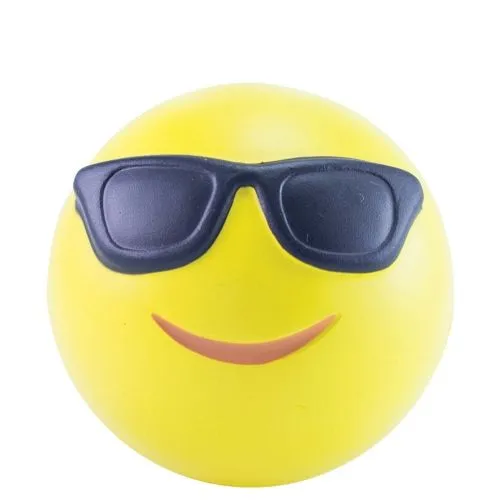 Emoji cool 3D stressé