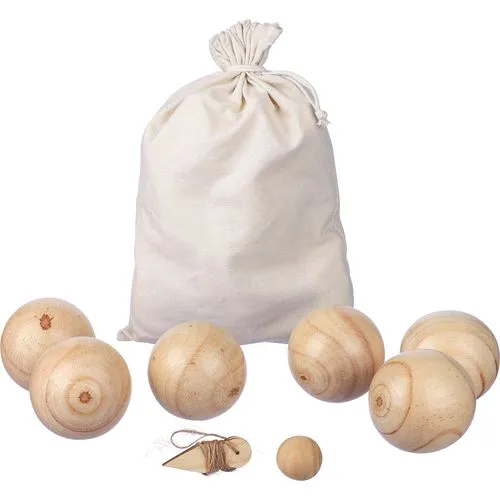 Ensemble de jeu de boules en bois Quillian