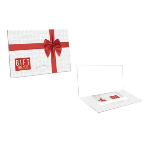 Enveloppe avec carte insérée