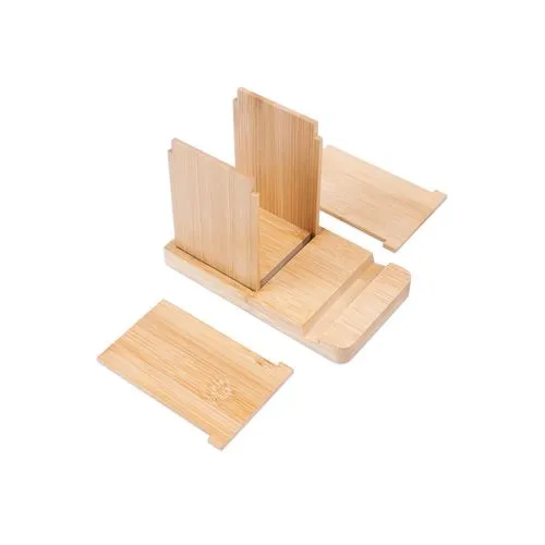 ERWIN. Set de bureau avec support pour téléphone portable et gobelet