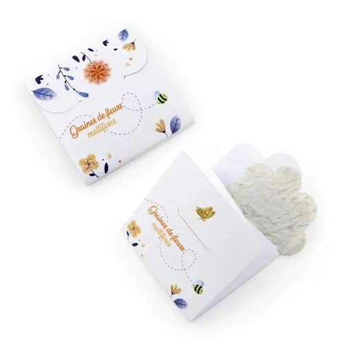 Étui confettis papier graines