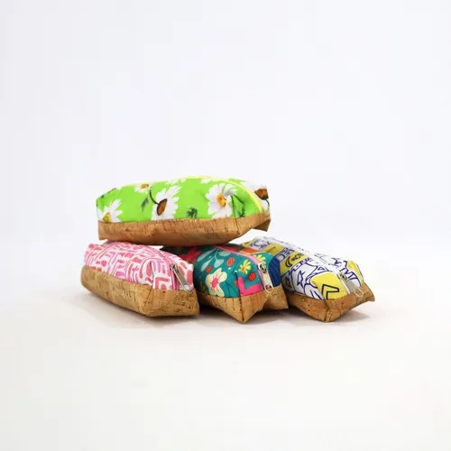 ÉTUI PERSONNALISABLE EN POLYESTER ET LIÈGE