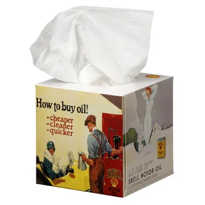 Boîte de mouchoirs cube personnalisable - 100 mouchoirs 2 plis