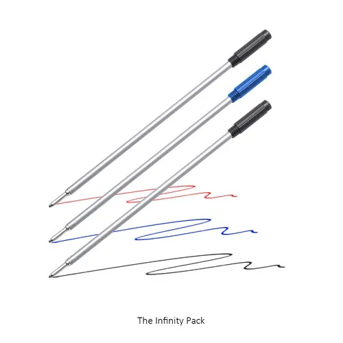 AAARR Stylo à bille en aluminium recyclé Caoutchouc bleu STO