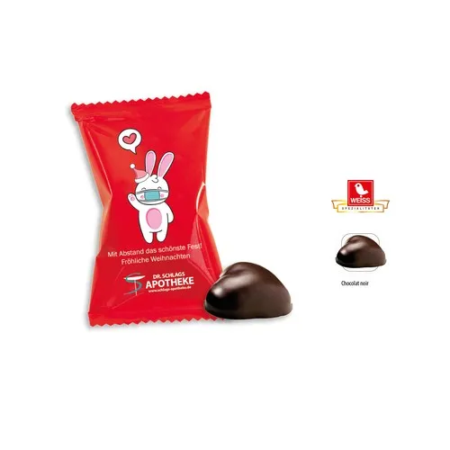Bâtonnets de pain d'épices chocolat noir en sachet personnalisable