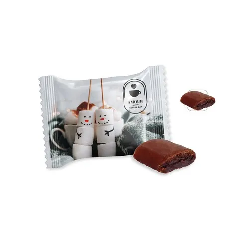 Bâtonnets de pain d'épices chocolat noir en sachet personnalisable