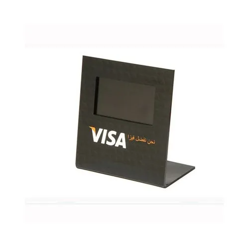 Présentoir Vidéo LCD 7" Personnalisable - Support PVC sur Mesure