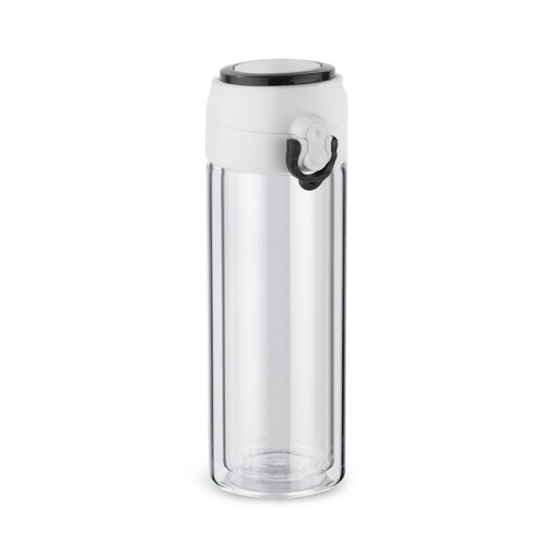 Bouteille en verre personnalisable 510 ml avec dragonne silicone
