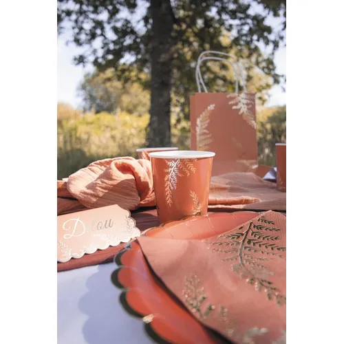 Gobelets Jetables Tricolores 200ml - Lot de 8 - Certification FSC