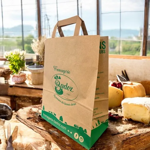 SAC PAPIER LUXE SUR MESURE - 1 COUL