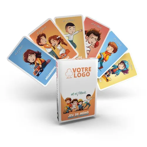 Jeu de memo "Et si j'étais..." - 33 cartes