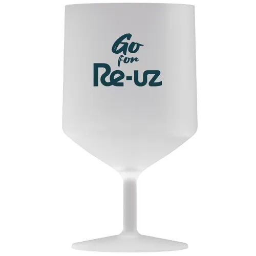 Verre à vin réutilisable 25cl personnalisable - Sérigraphie 1 couleur