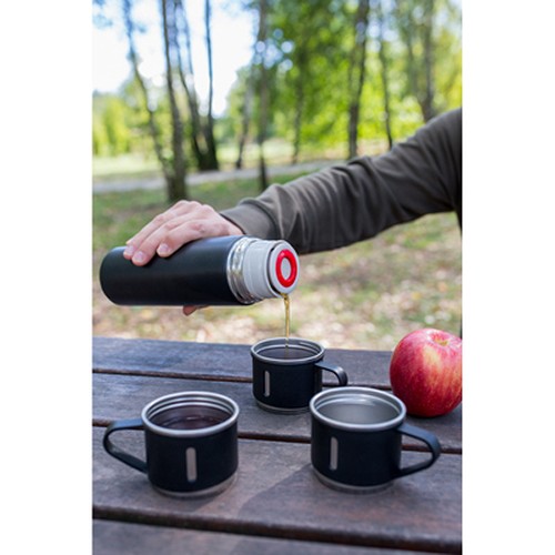Set Thermos 420 ml + 3 Mugs Isothermes Personnalisables