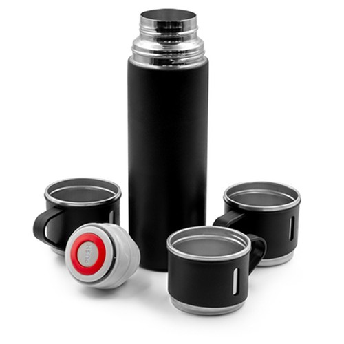 Set Thermos 420 ml + 3 Mugs Isothermes Personnalisables
