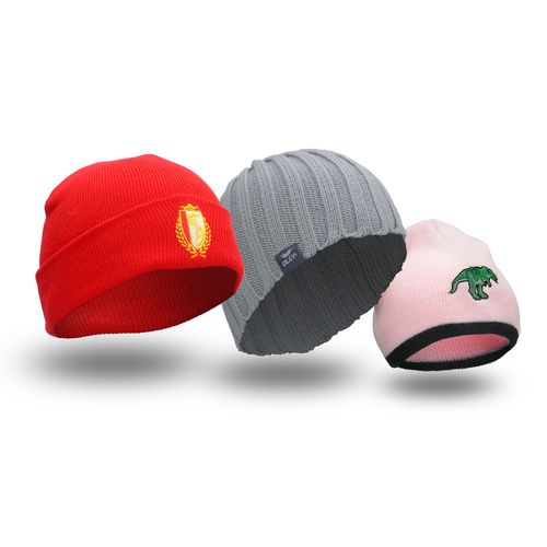 Bonnet Acrylique Personnalisé avec Revers - Broderie Haute Qualité