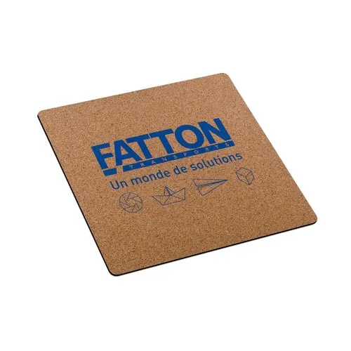 Tapis de Souris Écologique en Liège Naturel Personnalisable