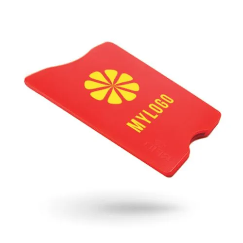 Porte-cartes 3 volets en PVC 100% recyclable.