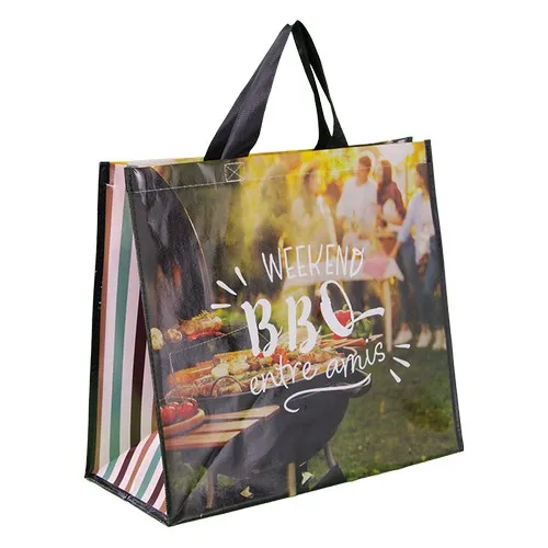 Sac Shopping Polypropylène Pelliculé Personnalisable - 44x40 cm