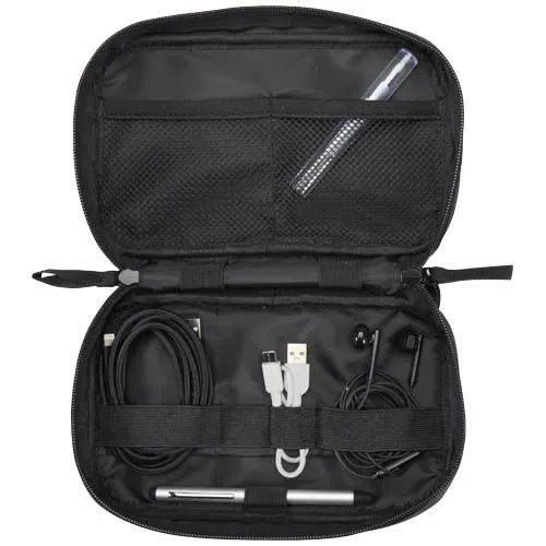 Pochette Tech Recyclée GRS 1L Personnalisable - Cuir PU Écologique