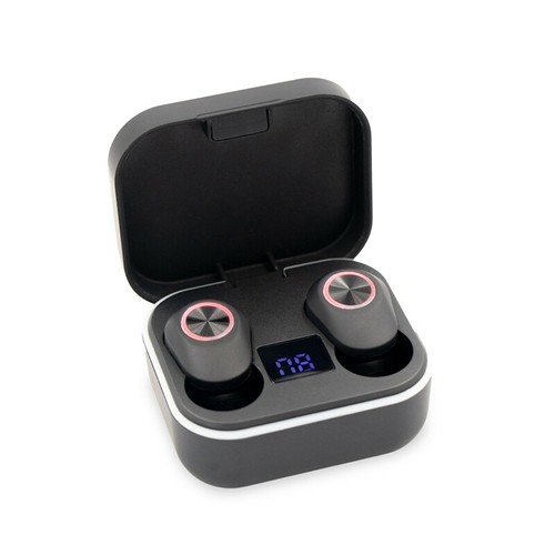 Écouteurs sans fil Bluetooth 5.1 personnalisables avec étui de charge