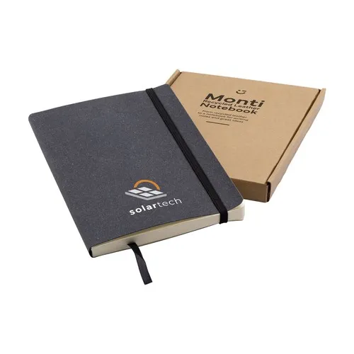 Monti Recycled Leather Notebook A5 carnet de notes