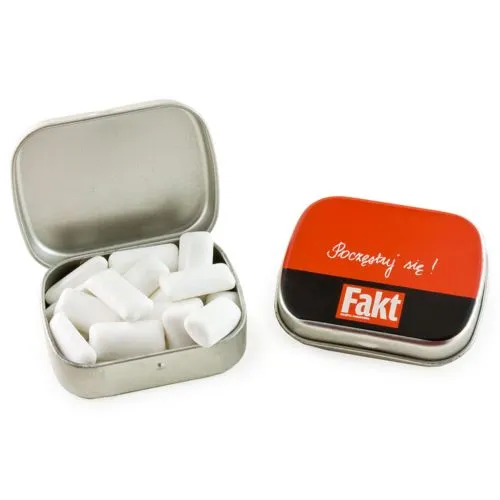 Gomme à mâcher en argent Mini Box