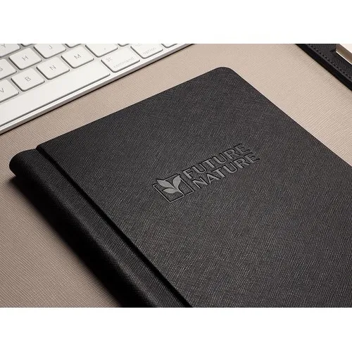 Dossier Documentaire Personnalisable en Simili Cuir Saffiano