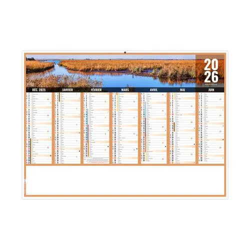 LIBERTE PAYS-DE-LOIRE 2026 - MIDI 430 x 335 mm - LEGER 400G - SANS MARQUAGE - 1 TROU EN TETE