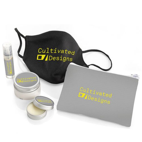 Pochette zippée A5 en PVC blanc personnalisable par sérigraphie