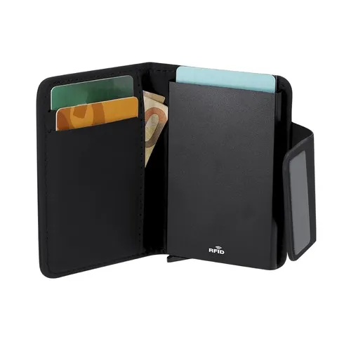 Porte-Cartes Sécurisé RFID en PU Recyclé Personnalisable