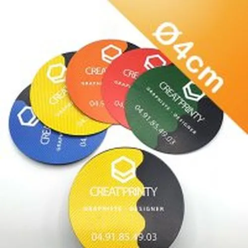 Magnet Publicitaire Rond Ø40mm - Impression Quadri - Made in France