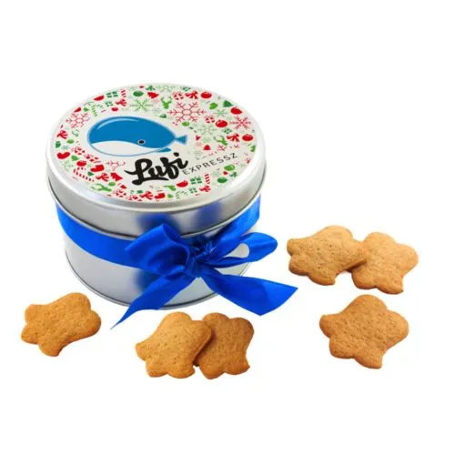 Cookies de Noël dans des boîtes en étain