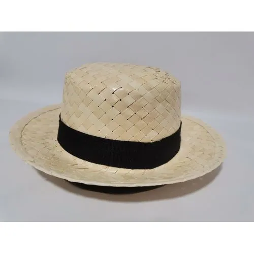 Chapeau Publicitaire en Paille Naturelle 100% - Personnalisable