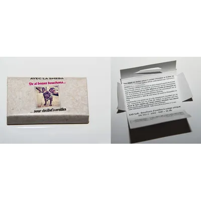 Bouchons d'oreille personnalisés avec étui carton