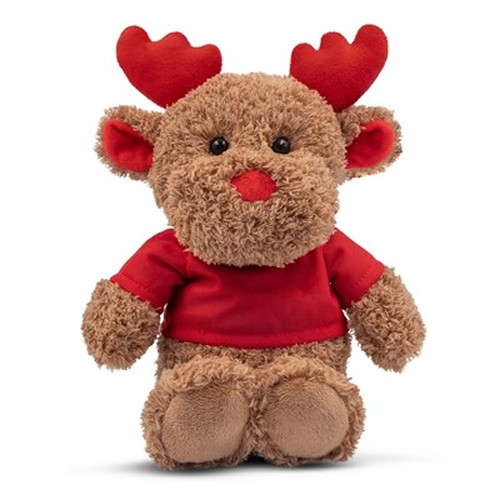 Renne en Peluche avec T-shirt Personnalisable 20 cm