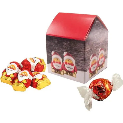 Maisonnette de Friandises Personnalisée - Cadeau d'Entreprise Noël