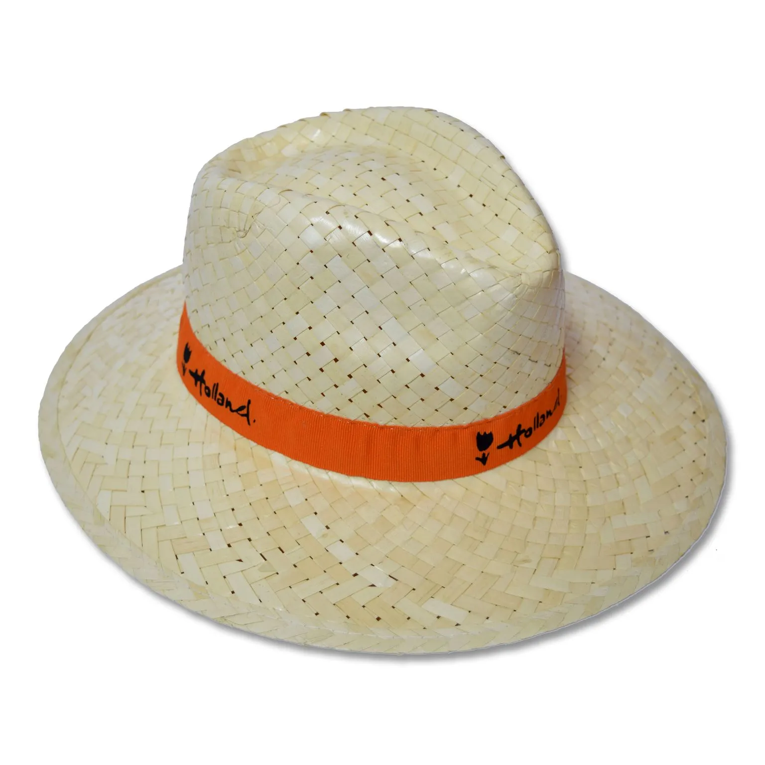 Chapeau Panama Personnalisable en Paille Naturelle - Forme Classique