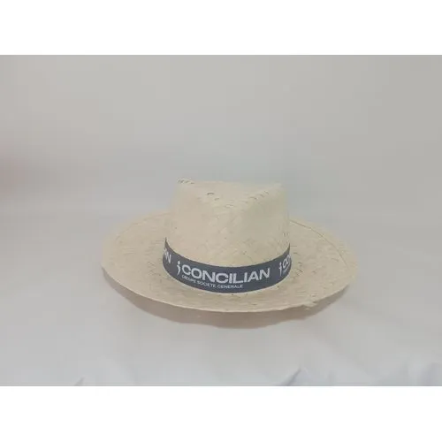 Chapeau Panama Personnalisable en Paille Naturelle - Forme Classique