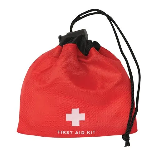 Kit de premiers secours 13 pièces personnalisable avec cordon
