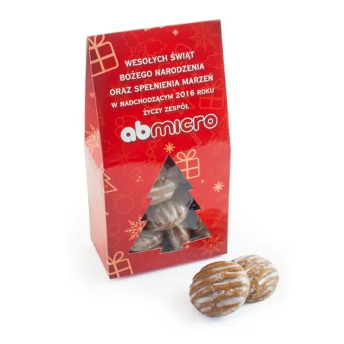 Pain d'épice dans le sac d'arbre de Noël