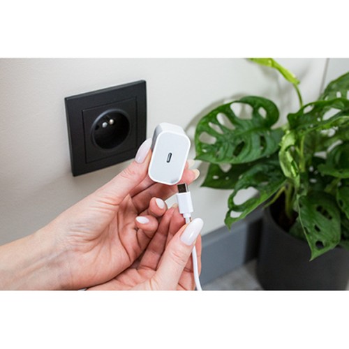 Chargeur Mural USB-C 20W Personnalisable | Cadeau d'Entreprise