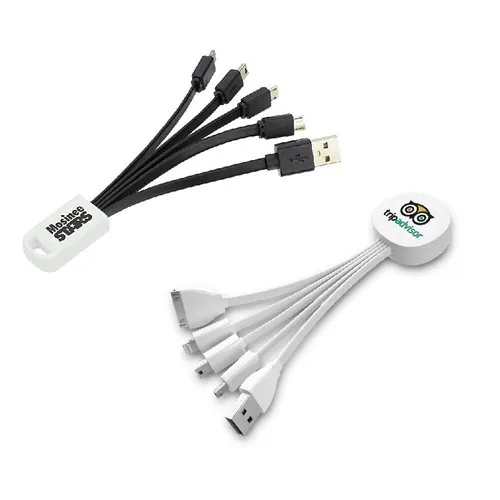 Câbles USB Personnalisés Publicitaires - Multi-Connecteurs