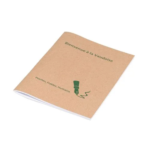 Carnet A5 Recyclé Spirale - Personnalisable par Sérigraphie