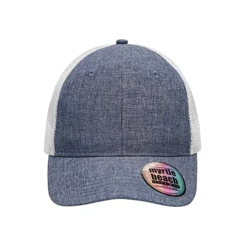 Casquette 6 panneaux Mesh Mélange