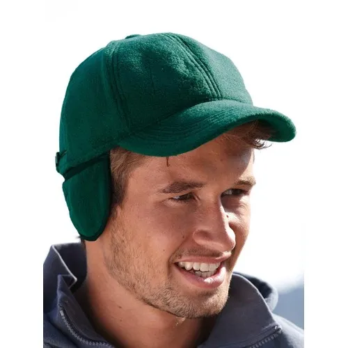 Casquette 6 Panneaux Fleece avec cache-oreilles