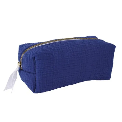 Trousse Rectangulaire Premium en Coton Double Épaisseur Personnalisable