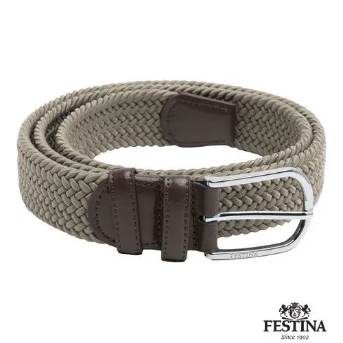 Ceinture Tissée Beige Personnalisable - Accessoire Textile Premium