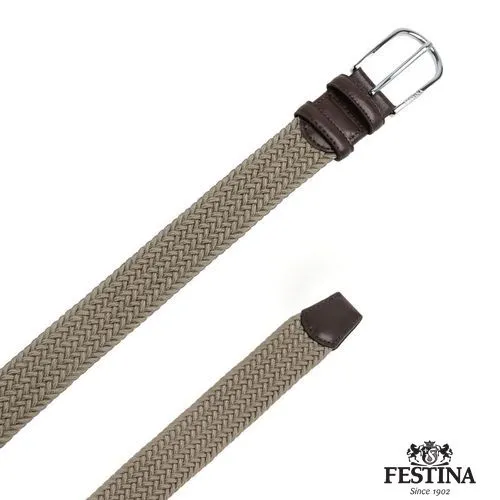 Ceinture Tissée Beige Personnalisable - Accessoire Textile Premium