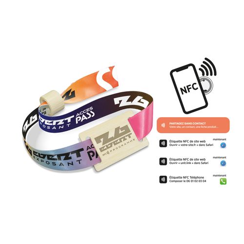 Bracelet NFC Personnalisé en Bambou - Technologie et Écoresponsabilité